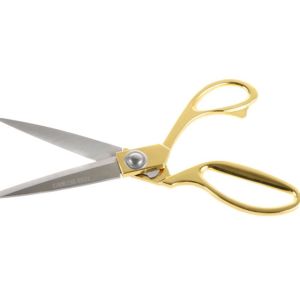 Nożyczki krawieckie stalowe 26cm złote - 01